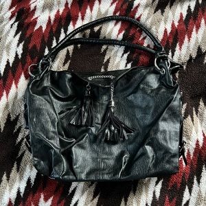 Large black purse